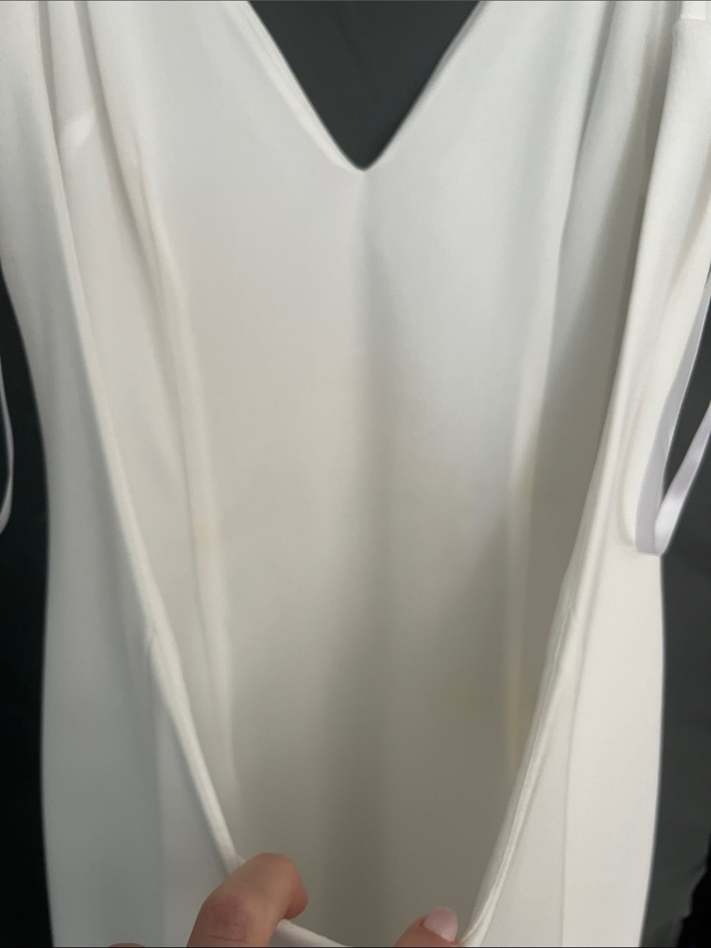 Katie May Bambina Ivory V-Neck backless Gown - Picture 8 of 10